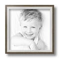 thumbnail image 2 of ArtToFrames 8" x 8" Silver with Stained Grey Picture Frame, 8x8 inch Silver Wood Poster Frame (WOM-4767), 2 of 7