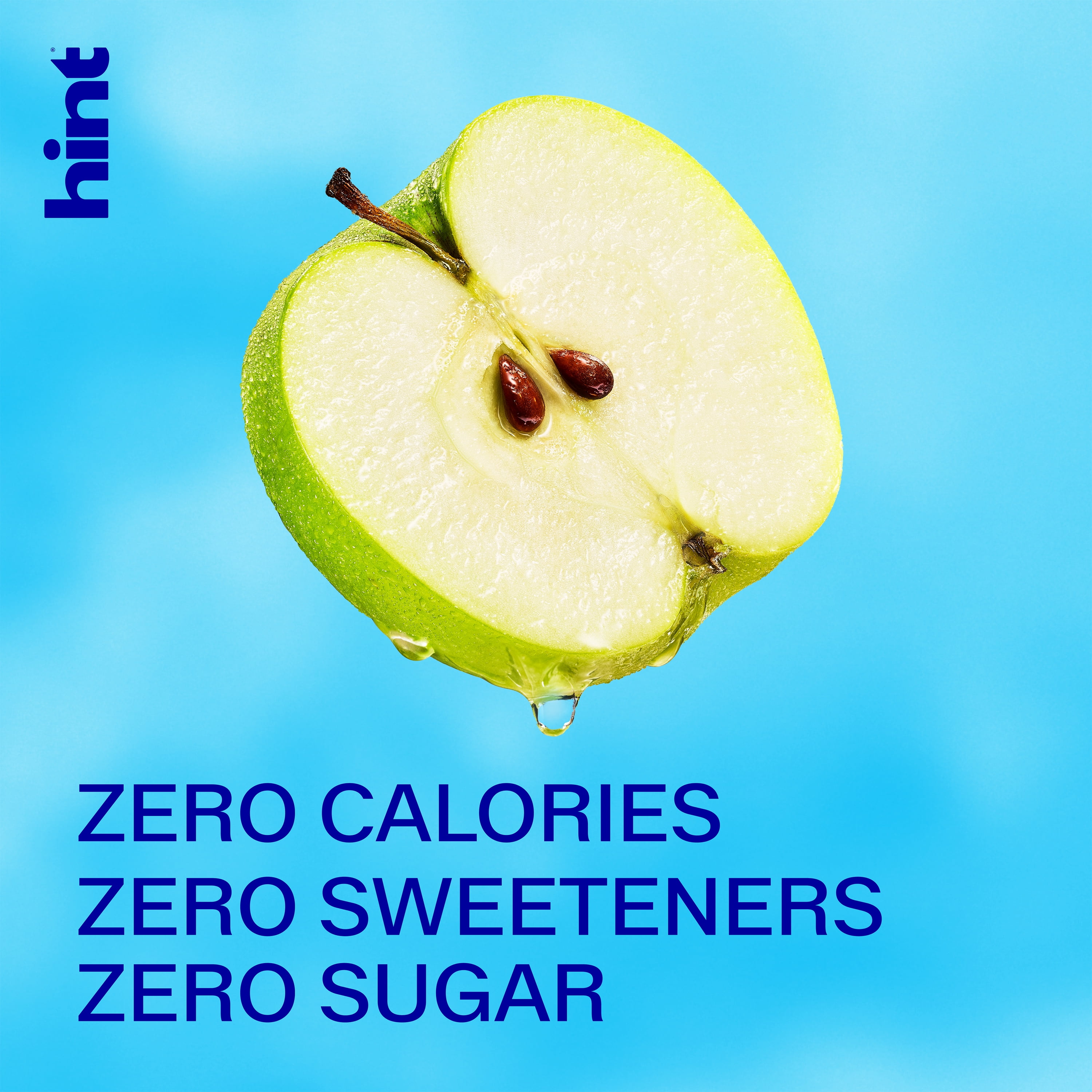 Hint Crisp Apple Flavored Water, 16 fl oz, 12 Pack Plastic Bottles