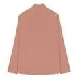 thumbnail image 4 of New Cardigan Button Down Coat Solid Color Cardigan Hoodie Fleece Coat, 4 of 4