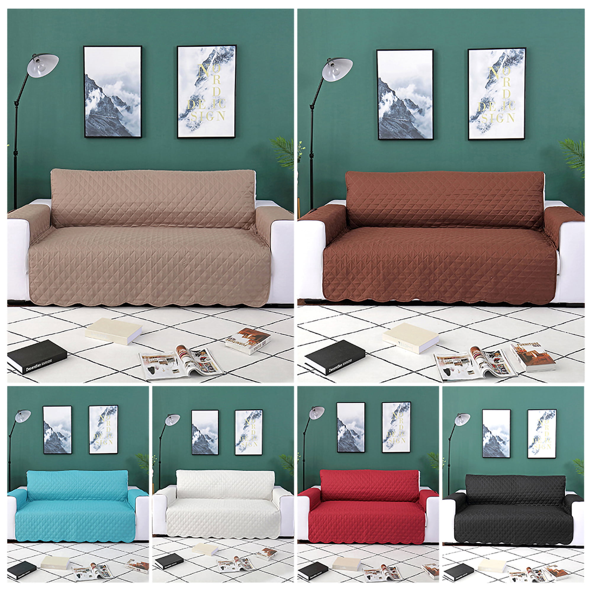 Details about   1/2/3 Seat Sofa Cover Couch Chair Slipcover Pet Dog Mat Furniture-Protector New 