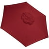 7` Red Patio Umbrella