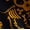Black Orange, variant on Way To Celebrate Halloween Women's Pet Skeletons Bandana, One Size, Black/Orange
