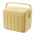thumbnail image 1 of Colaxi Insulated Box Cold/Heat Preservation Beverage Storage Organizer Storage Container Ice Box for Party Boat Picnic Yellow, 1 of 8