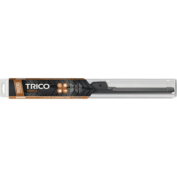 Trico . Windshield Wiper Blade 58-160 TRICO Truck; 16 Inch Length; Single Blade; With Spoiler; Black; Beam Type; Steel Frame; Synthetic Rubber Blend Blade