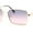 Purple Pink, variant on Classic Dimensional Metal Rim Rectangle Dad Fashion Sunglasses All Black