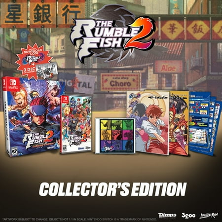 UPC: 0810105673470 | The Rumble Fish 2 Collector s Edition Nintendo Switch Limited Run Games 810105673470