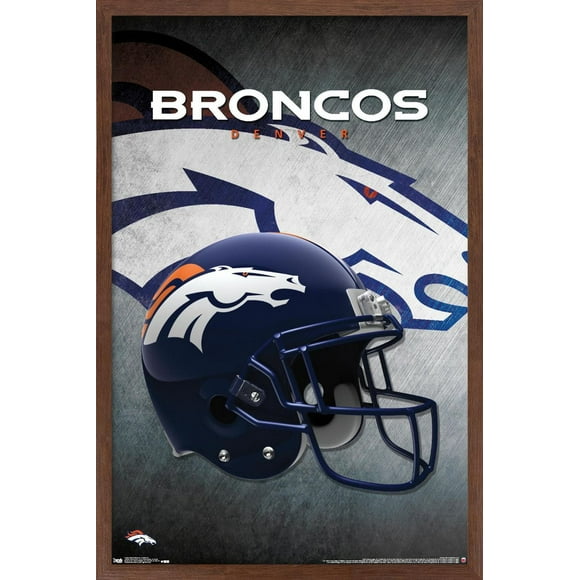 NFL Denver Broncos - Helmet 16 Wall Poster, 22.375" x 34"