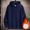 Dark Blue, variant on Men Hoodie Men Hoodies Pullover Long Sleeved Drawstring Pocket Pullover Solid Color Casual Warm Loose Tops Gym Running Fall Winter Wear Blue