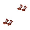 thumbnail image 1 of Qarigey Figuras de hockey sobre hielo de animales con estilo, cubiertas de cuchillas para patines, protectores de empapadores para oso Oso 2piezas, 1 of 1