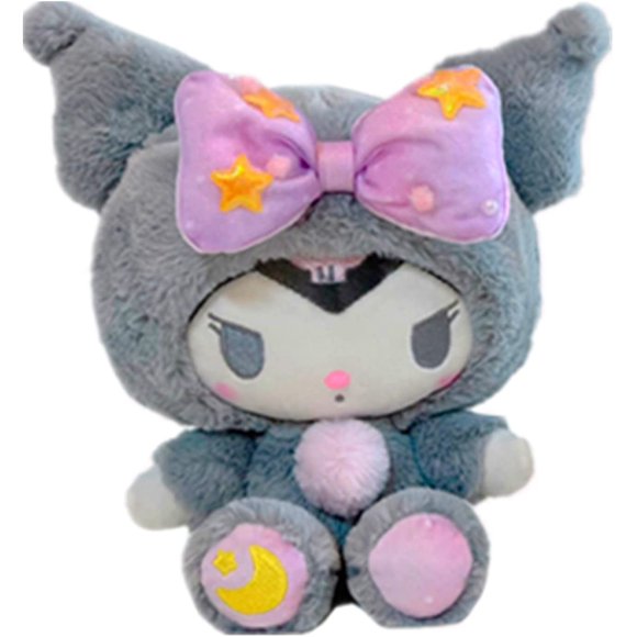 My Melody Kuromi Plush Doll, 9.8inch/25cm - Kawaii Cinnamoroll Stuffed Animal Toy