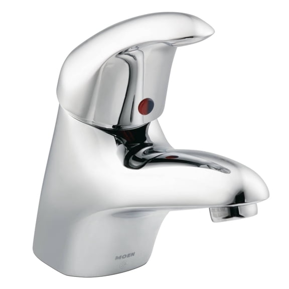 Moen 8417F15 M-DURA Single Hole Bathroom Faucet, Chrome