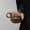 Brown circle, variant on CHUNTIAN Mushrooms 9527 Korean-style Latte Coffee Cup High Temperature with Handle Glass Home American Drinking Cup