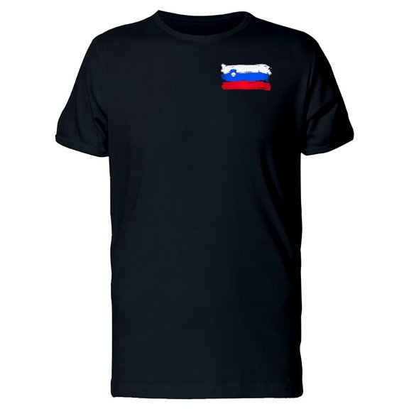 Paint Of The Flag Of Slovenia Tee Men's -Image by Shutterstock