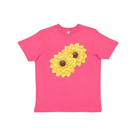 Inktastic Yellow Sunflowers Youth T-Shirt