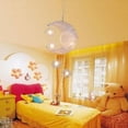 thumbnail image 2 of Lámpara colgante industrial con forma de luna y estrellas, luz LED de techo, luminaria de aluminio con 5 bombillas para dormitorio infantil, luz blanca cálida, 2 of 5