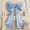 Blue -Satin-cardboardframe, variant on Large Bow for Coquette Room Decor, Satin Ribbon Tie Coquette Birthday Decorations, Giant Pastel Pink Hanging Wall Decor for Ballerina Girl Just Want to Be One