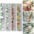 thumbnail image 1 of Cute Centimeter Ruler No Scale Clear Plastic Flower Rulers Girly Metric Measuring Rulers 6 Inch Straightruler For Drafting Student, 1 of 9