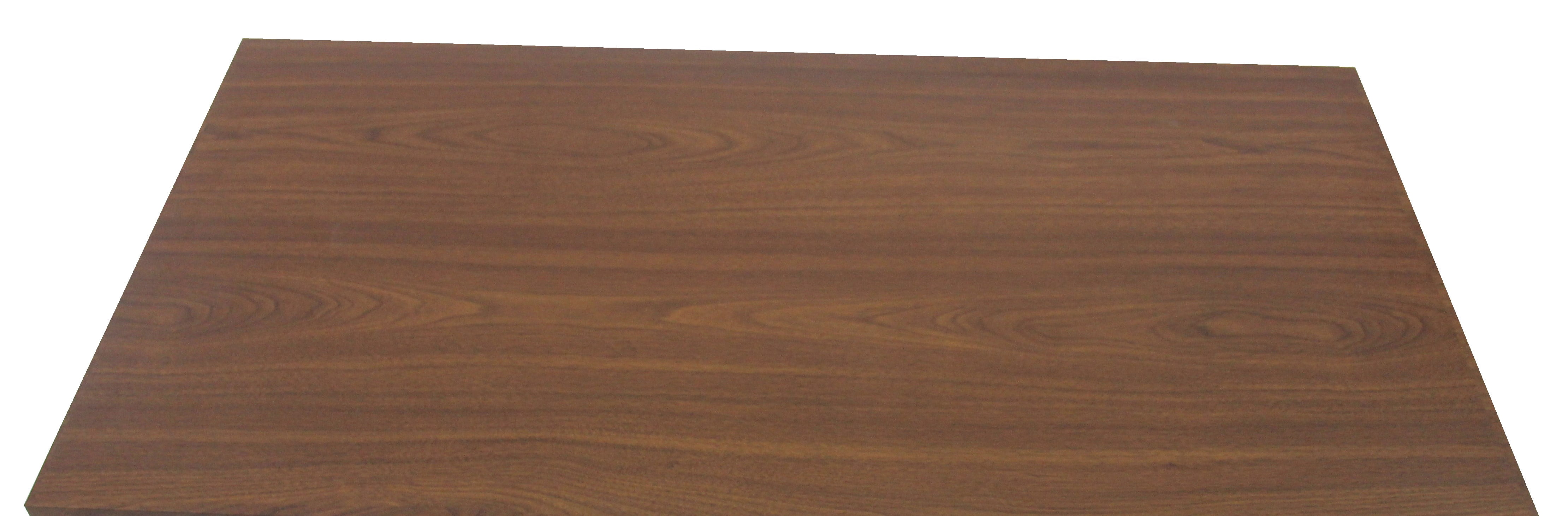 Uspridefurniture Industrial Wood and Metal Rectangle Coffee Table, Walnut