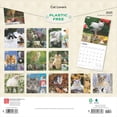 thumbnail image 2 of Cat Lovers 2025 12 X 24 Inch Monthly Square Wall Calendar Foil Stamped Cover Plastic-Free (Other), 2 of 9