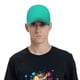 thumbnail image 4 of Balery Turquoise Light Blue Gorra de béisbol de tamaño ajustable para correr, entrenar y actividades al aire libre. Gorra de papá para todas las estaciones., 4 of 6