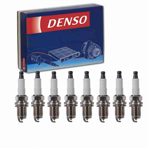 8 pc DENSO 3377 Spark Plugs for 12290-PND-A02 9807B-561-5W 9807B-561-7W SKJ20DR-M11 Ignition Wire Secondary Fits select: 2003-2007 HONDA ACCORD, 2008-2012 DODGE RAM 1500