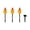Yellow, variant on Solar Garden Lights Flickering Flame Stake Lantern, Waterproof LED Outdoor Decor for Yard Patio, Realistic Fire Effect for Lawn Pathway Night Ambiance Multicolor