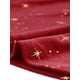 thumbnail image 5 of Minifalda de Tirantes Allegra K de Terciopelo con Estrellas para Mujer Rojo S, 5 of 6