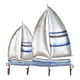 thumbnail image 1 of Velero Gancho de pared Percha de hierro 4 Ganchos para abrigos Bolsas Soporte de pared Sop Tooarts escultura de hierro, 1 of 7