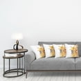 thumbnail image 3 of Ambesonne Beach Throw Pillow Cover 4 Pack, Sea Shells and Starfish, 16", Earth Yellow Cream, 3 of 5