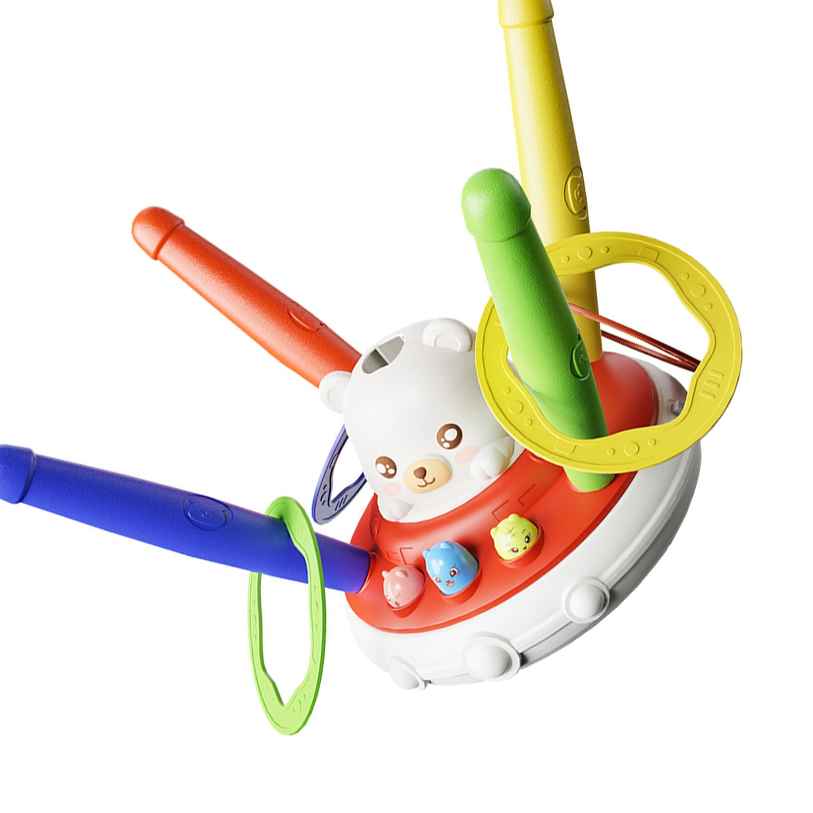 Children's Puzzle Early Education Music Toy Multi Exercises Machine Jump Rope and Basketball for Kids Fitness