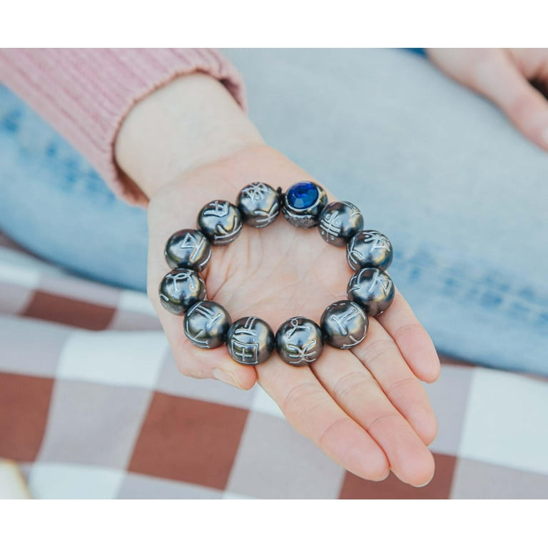 MARVEL BlackPanther  キモヨビーズ&ネックレス Official WAKANDA FOREVER Authorized Marvel Black Panther Logo