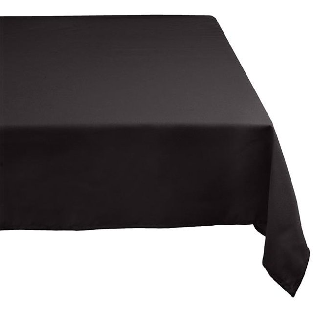 Nappe en Polyester Noir 60X84 Pouces