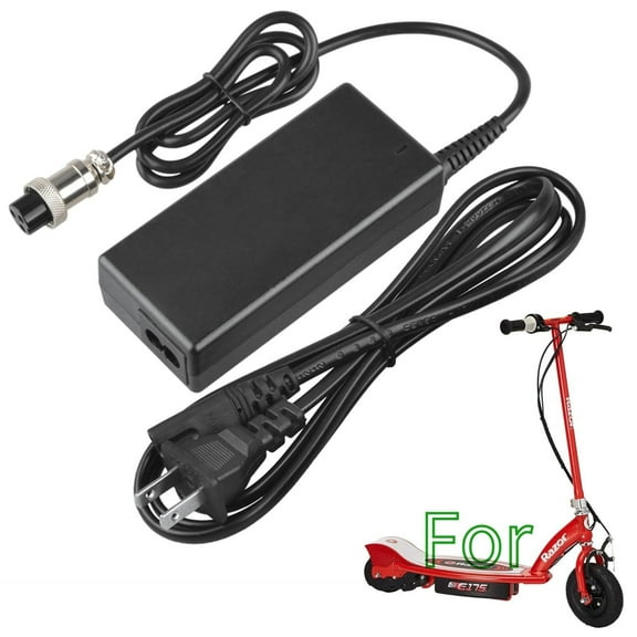 K-MAINS 24V 2A Charger Power Compatible With Razor Crazy Cart eSpark E175