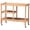 Beech Brown, variant on Baxton Studio Seamus Modern Book Cart, 3-Tier, Beech Brown