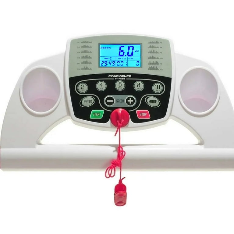 Confidence TP 1 Electric Treadmill Folding Motorised Running Machine Pink