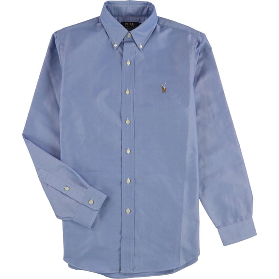 Polo Ralph Lauren Oxford Shirt Men's Small Blue Classic Fit Performance MAC126