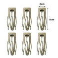 thumbnail image 6 of Soumake 10Pcs Double Grip Hair Clips Women Metal Snap Hair Barrettes Retro Small Hair Pins Headdress Hair Accessories, 6 of 8