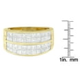 thumbnail image 5 of VJG 14k Yellow Gold 2.3ct TDW Princess Diamond Cluster Ring (H-I, I1-I2), 5 of 5