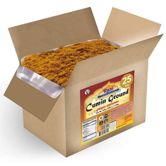 Rani Cumin (Jeera) Powder Spice 400oz (25lbs) 11.36kg Bulk Box ~ All Natural | Vegan | Gluten Friendly | NON-GMO | Indian Origin