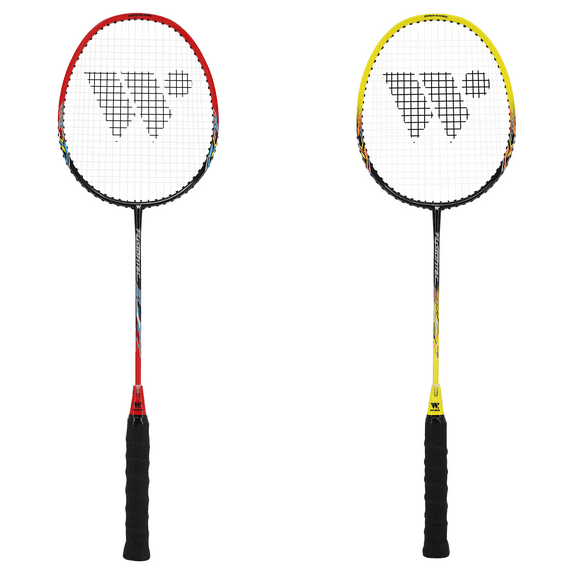 Wish FusionTec 917 Lightweight Badminton Racket Black Red, 1 Racket