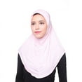 thumbnail image 1 of Muslim Solid Color Women Islamic Hijab Inner Cap Wrap Headwear Shawl Long Soft Scarf, 1 of 7
