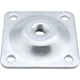 thumbnail image 3 of Juego de 4 cuadrados Placas de montaje NQ para patas de muebles de metal con pernos de suspensión y tornillos, 3 of 5