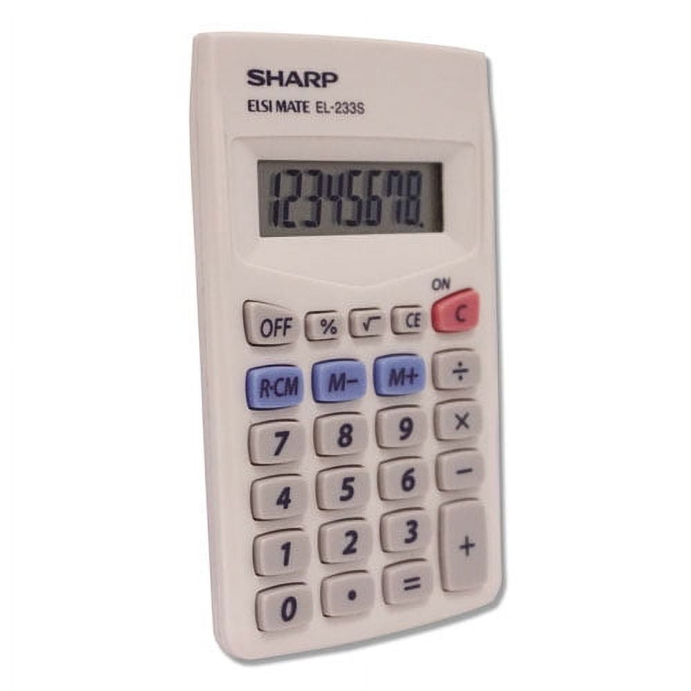 El233sb Pocket Calculator, 8-Digit Lcd | Bundle of 5 Each