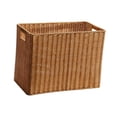 thumbnail image 2 of Cesta de mimbre de imitación, cesta de almacenamiento, cesta para la colada, cesta creativa para diario, cesta tejida para dormitorio, oficina, granja S, 2 of 8