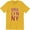 Gold, variant on Brooklyn NY -New York City BK NYC Pride Classic Varsity Script Men's T-Shirt