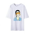 thumbnail image 3 of Rezuofi 2 Pcs Women's Graphic Printed Cartoon Short Sleeve Casual T-Shirt Top, 3 of 3