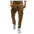thumbnail image 2 of Durtebeua Men's Lightweight Hiking Pants Slim Fit Stretch Sweatpants Running Travel Work Pants for Men with Pockets, 2 of 5