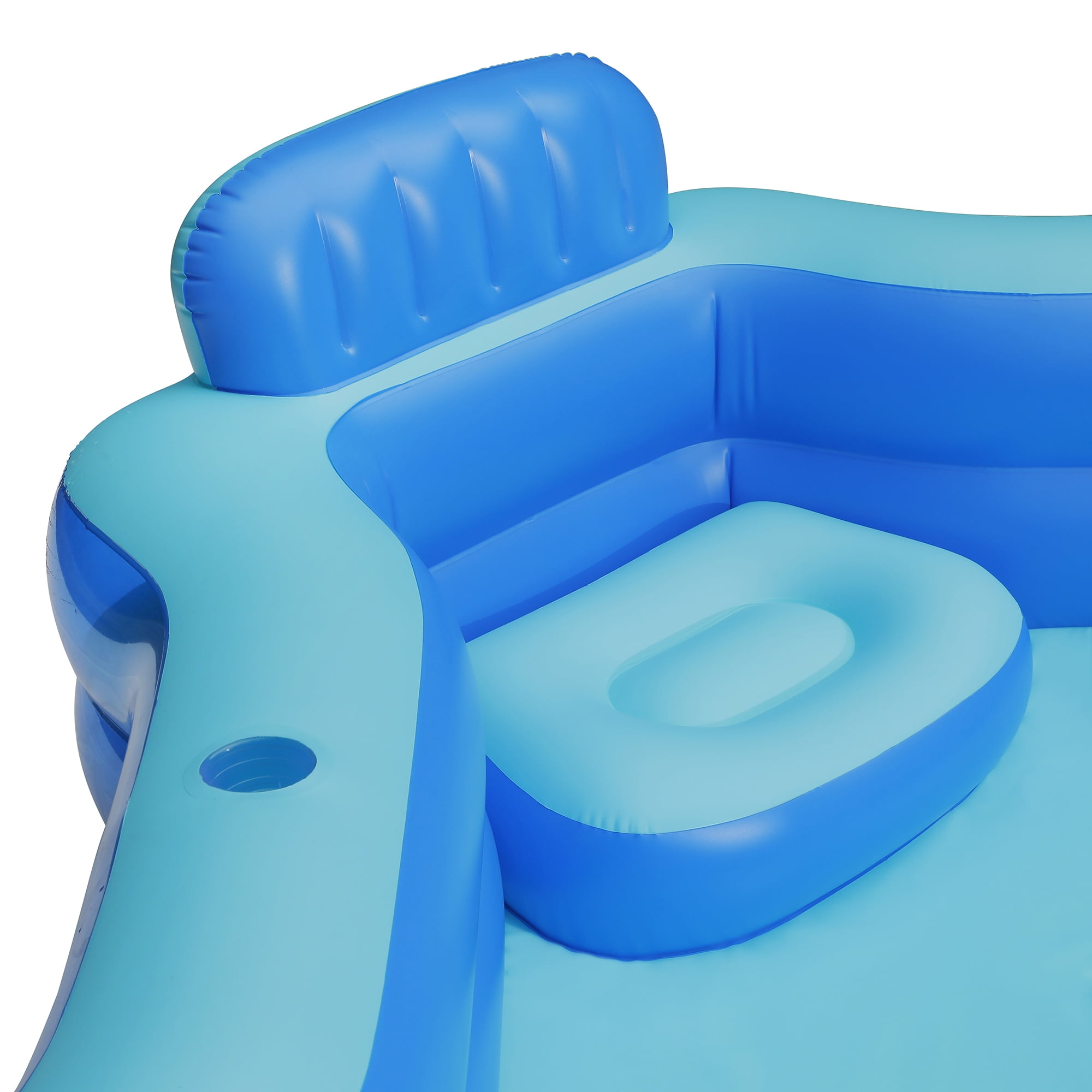 Play Day Deluxe Comfort Family Inflatable Swimming Pool Lounge Swim Center Seats