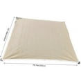 thumbnail image 3 of Slhenay Sun Shade Sail Rectangular Sand Shade Canopy Sun Shade Sail Curved Outdoor Shade Cover Sand Rectangle Heavy Duty Permeable Backyard Shade Cloth for Patio Garden Backyard, 3 of 8