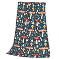 thumbnail image 3 of Bingfone Colorful Mushrooms Print Flannel Fleece Blanket Throw Blanket For Bed,Sofa,Couch,Travel,Camping(40"X30"), 3 of 9